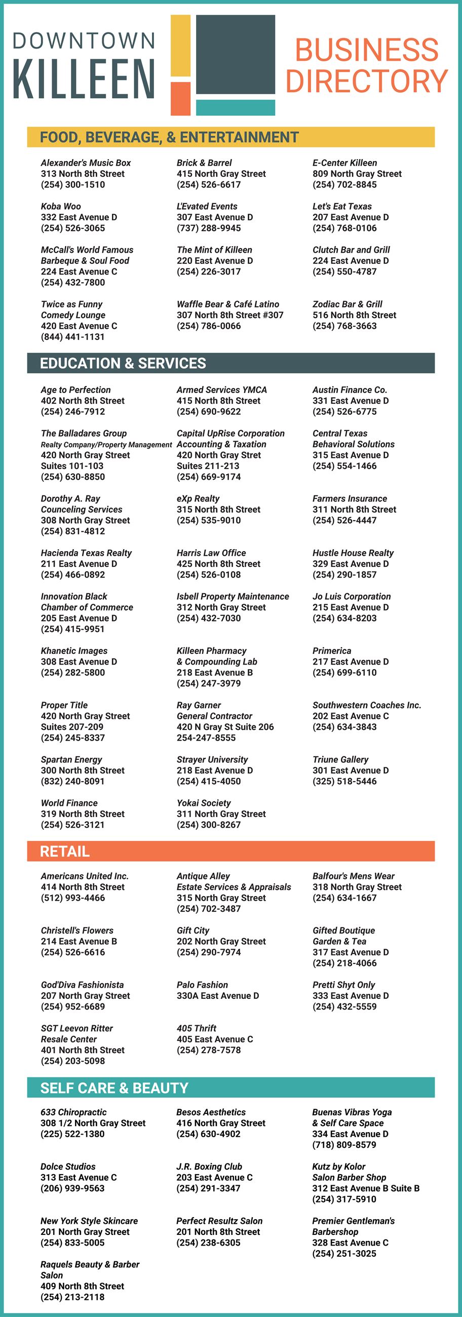 Downtown Businesses Directory