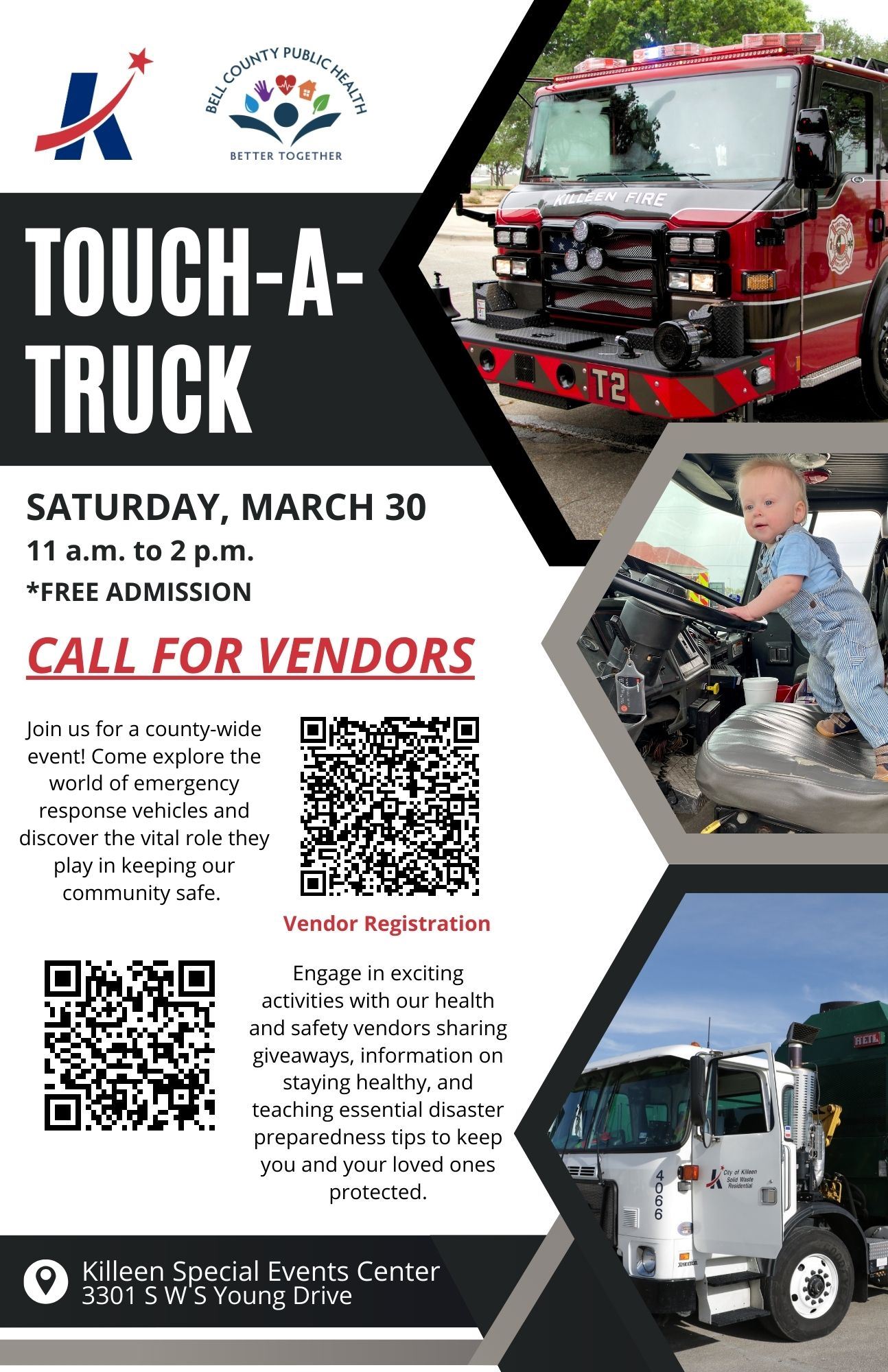 Touch a Truck Call for Vendors