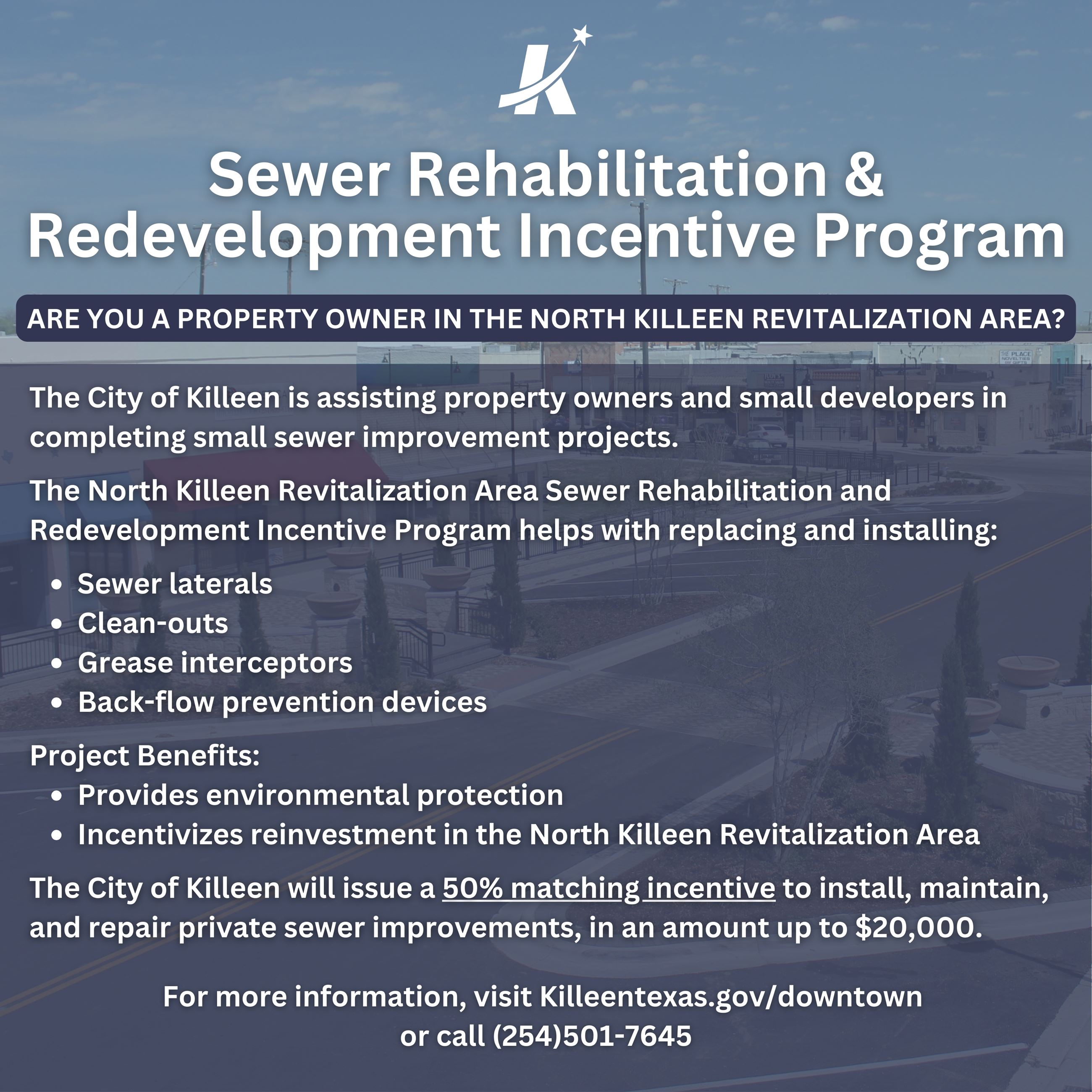 Sewer Rehabilitation and Redevelopment Incentive Program