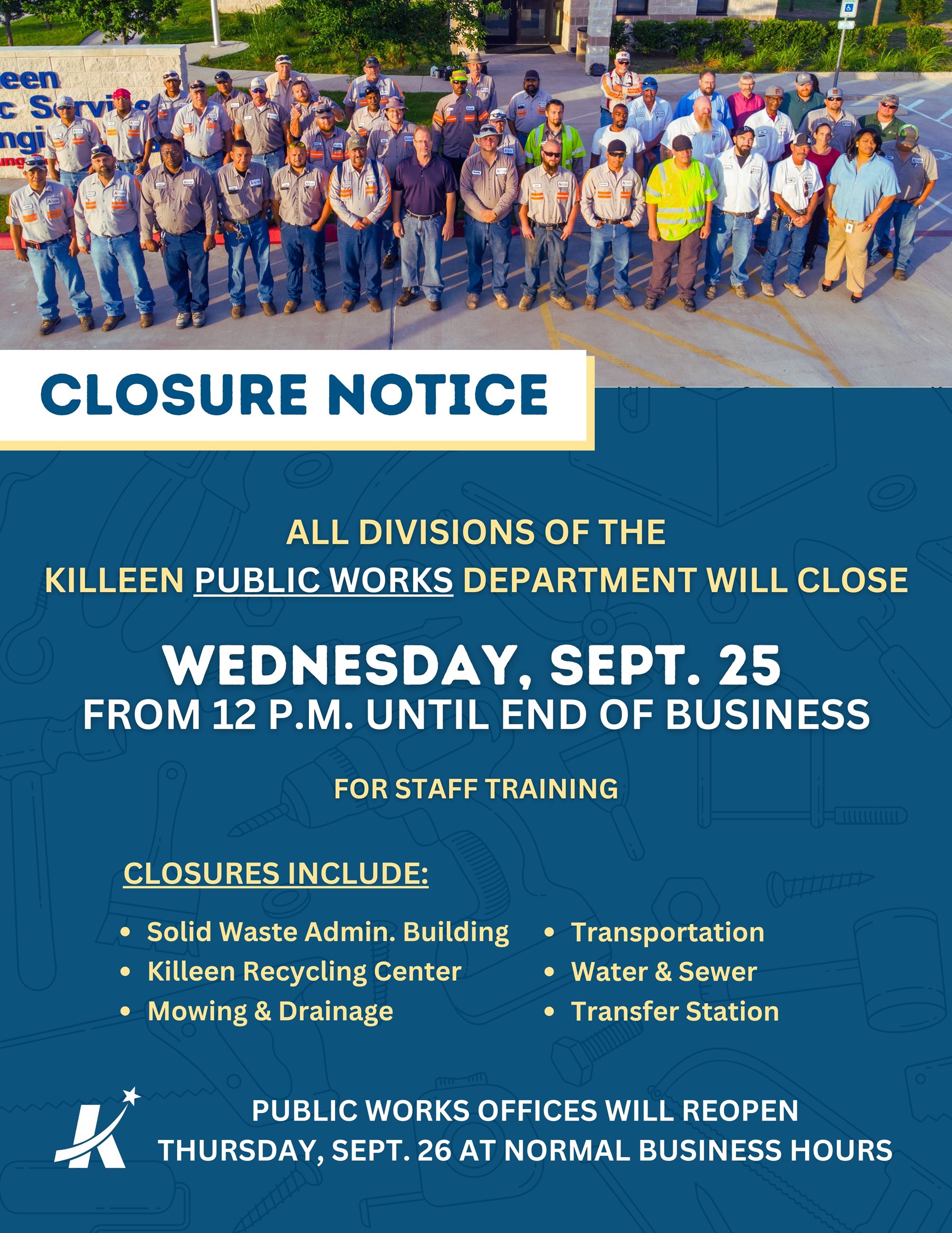 Public Works Sept. 25 Closure (JPG)