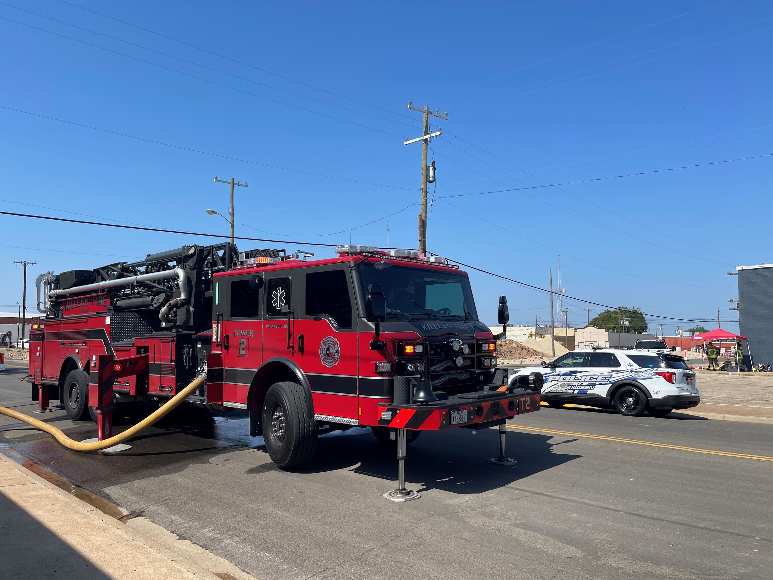 Fire truck and Police Car (JPG)