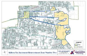 Tax Increment Reinvestment Zone Map