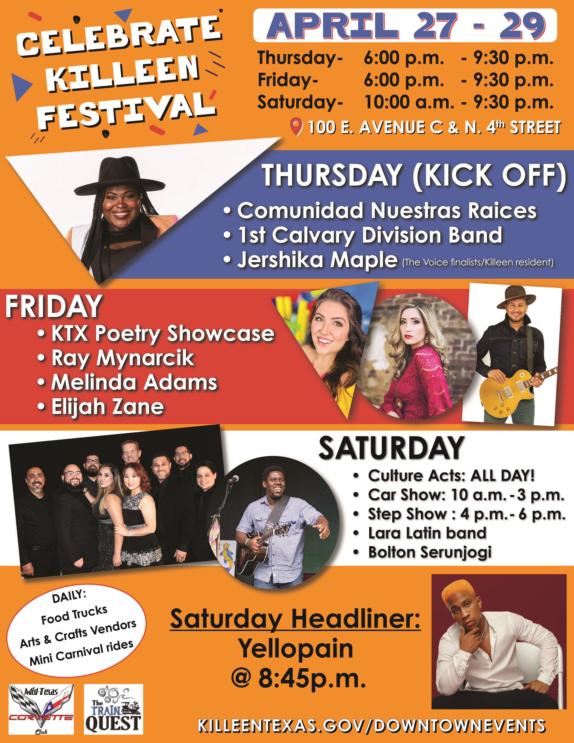 Celebrate Killeen Festival 2023 Flyer