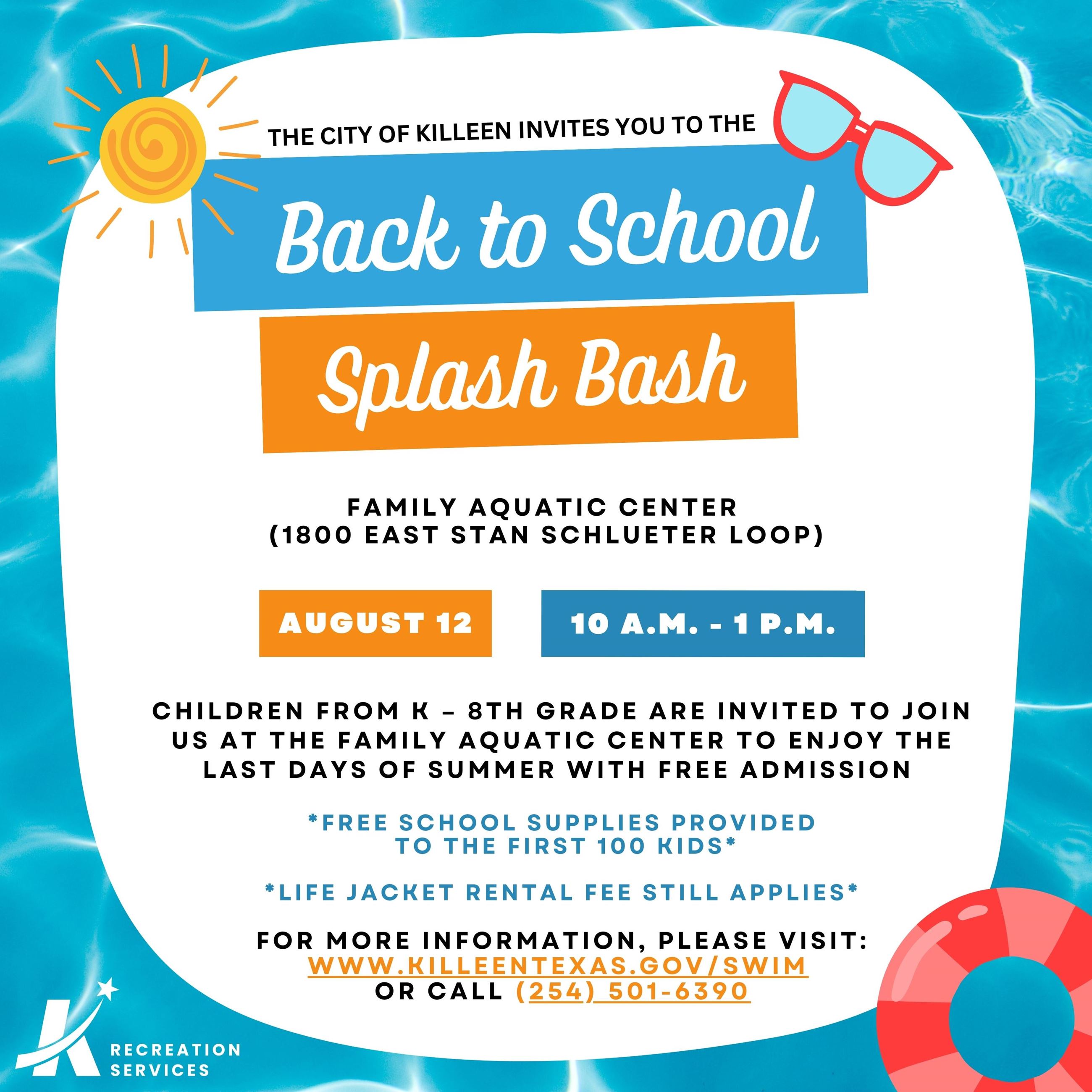 Back to School Splash Bash_Square
