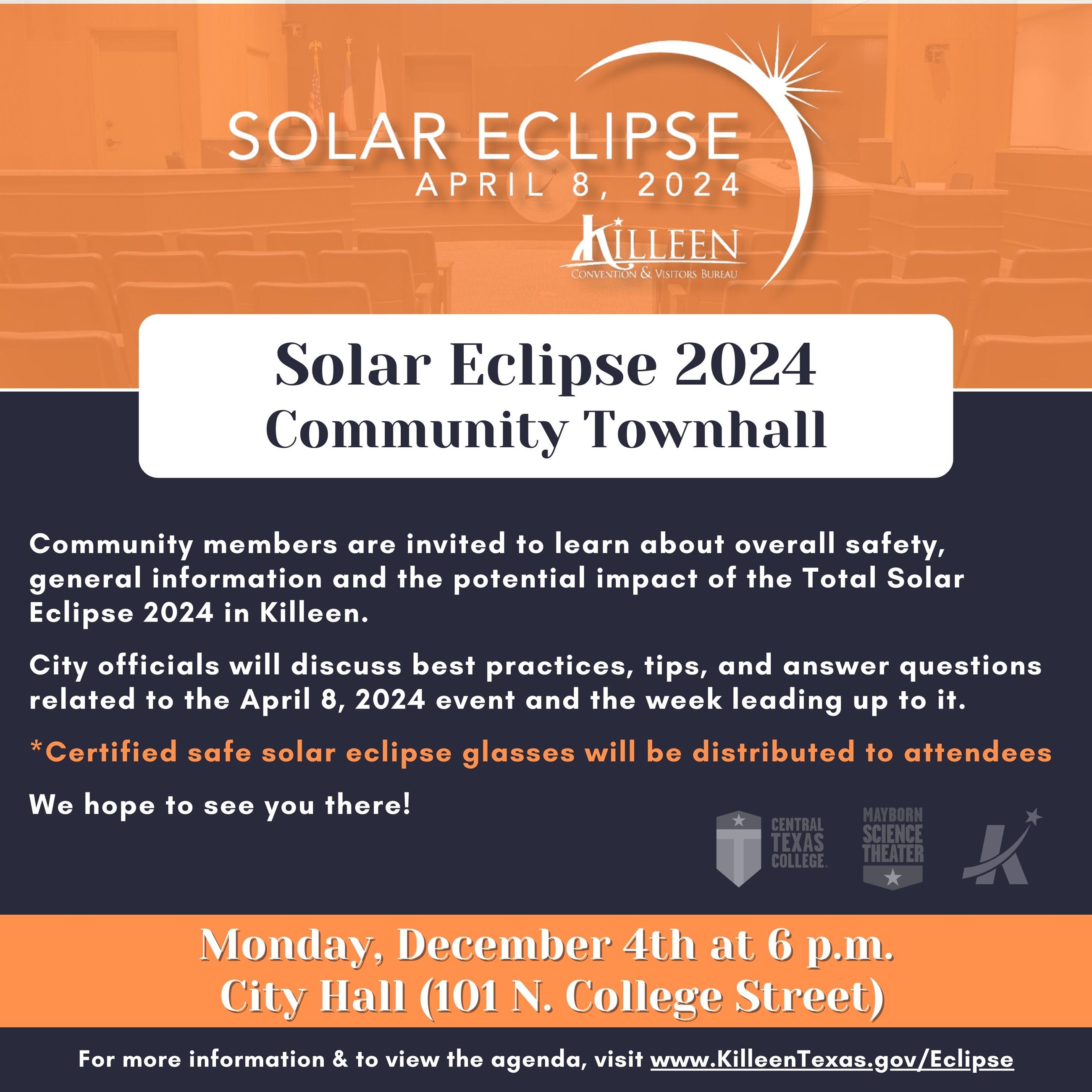 Solar Eclipse 2024 Community Townhall_Square USE THIS