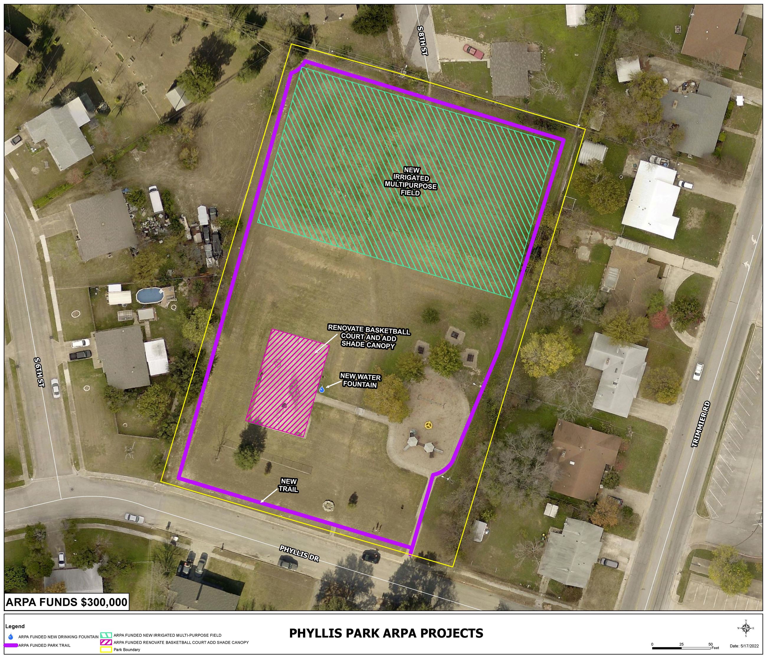 Phyllis Park Map Opens in new window